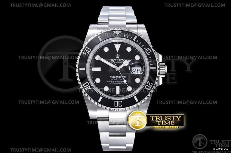 0327 ROLSUB0282 – Submariner 116610LN 904L SS SS Blk V2S ZZF SA Durable 1037